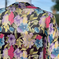 90s Floral Robe