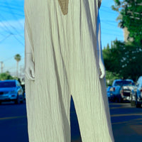 Linda Palau 70s Gauze Jumpsuit