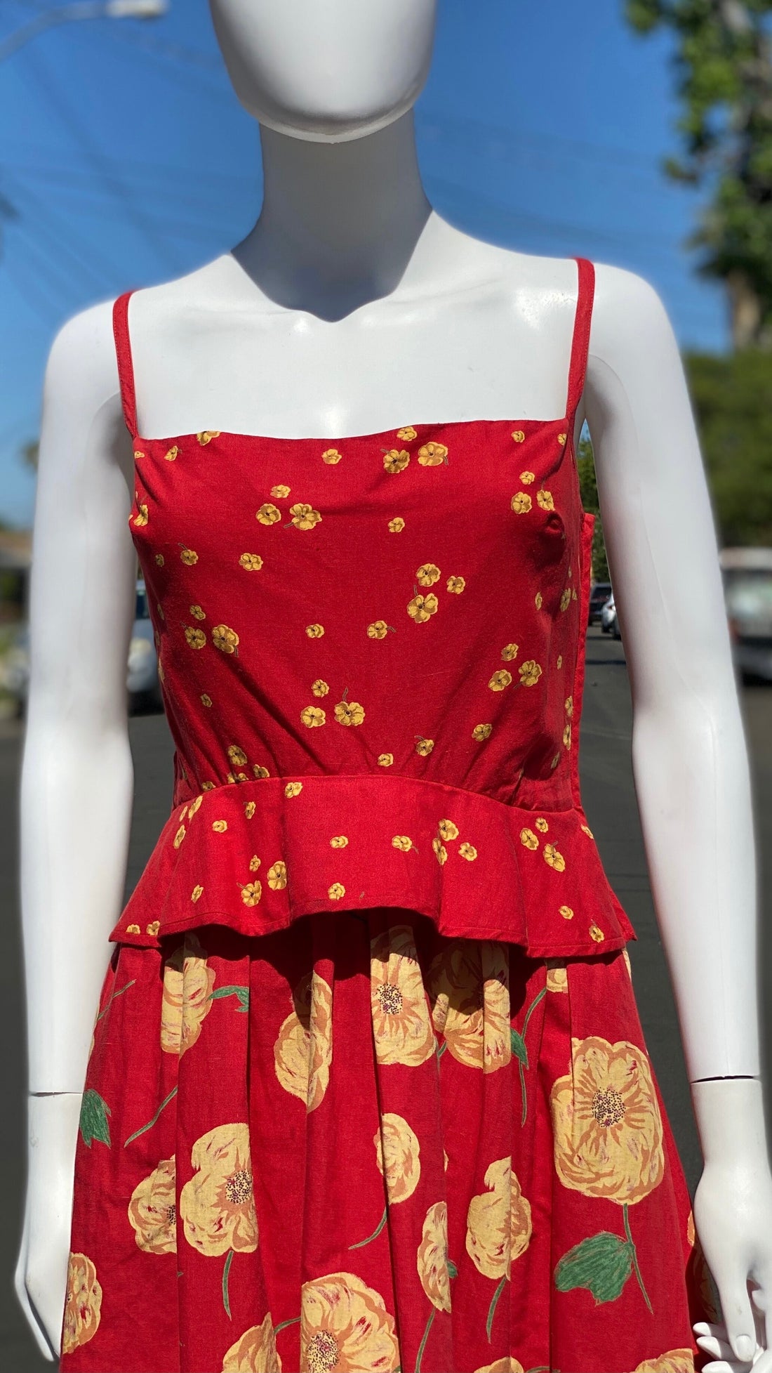 Red Valentino Floral Dress
