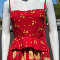 Red Valentino Floral Dress
