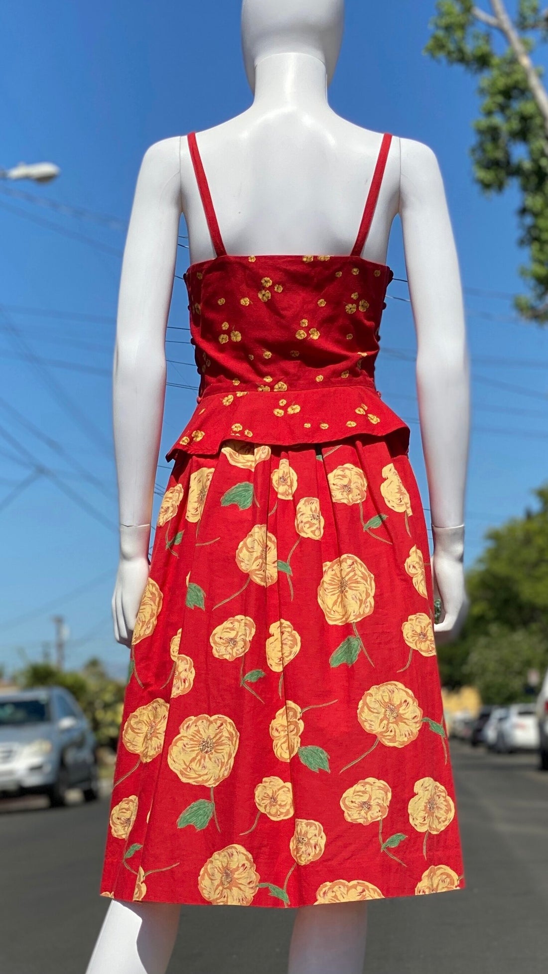 Red Valentino Floral Dress