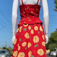 Red Valentino Floral Dress