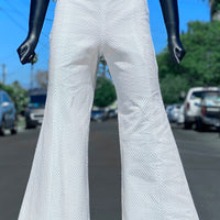 Tootique 60s/70s White Waffle Cotton Set