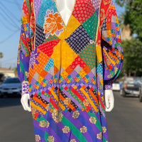 80s Roger Naler Paris Dress