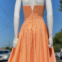 Albert Nipon Striped Dress
