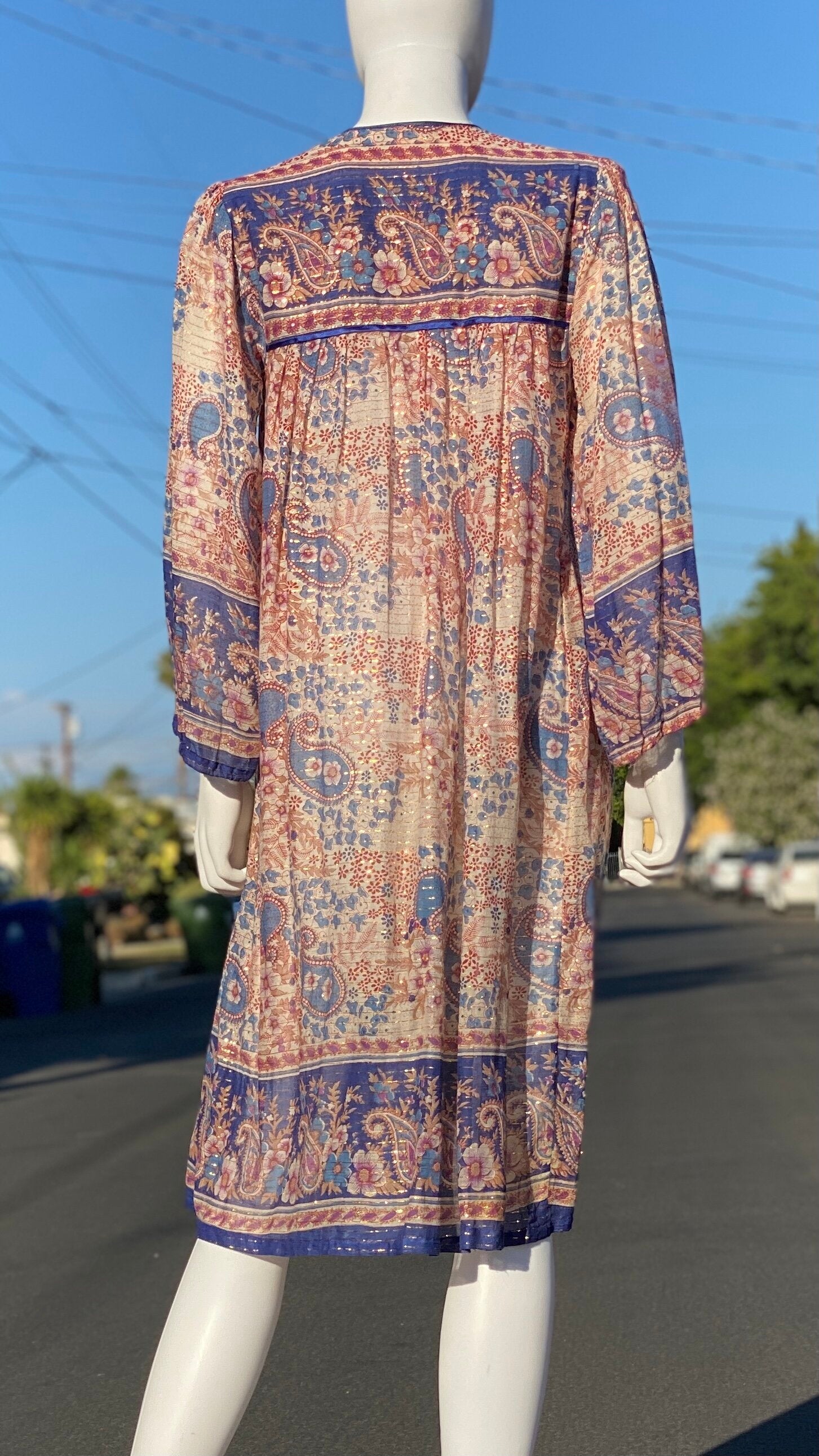 Indian Dress – Via Davia Vintage Indian Dress – Via Davia Vintage