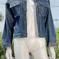 70s Needlepoint Denim Jacket