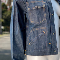 70s Needlepoint Denim Jacket