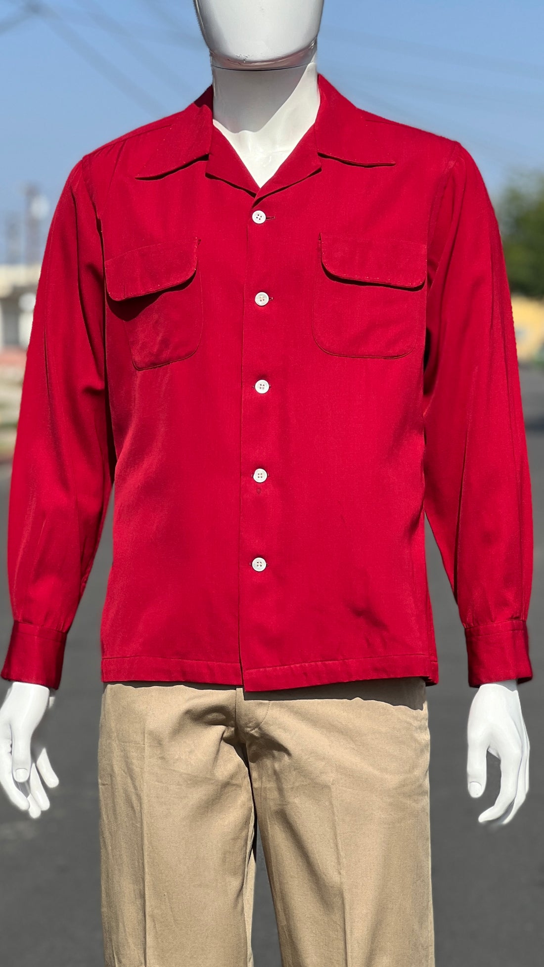 40s Game and Lake Gabardine Shirt