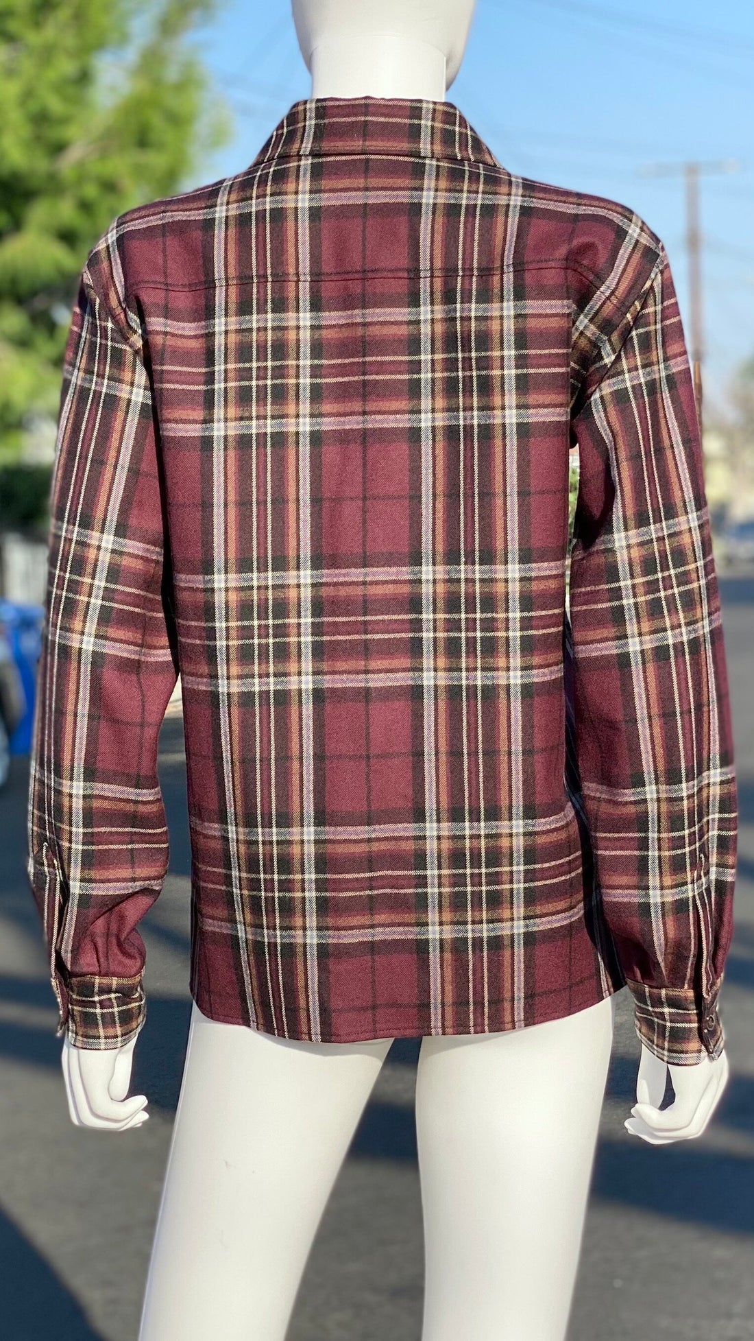 Saint Laurent Plaid Skirt Set
