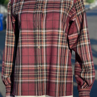 Saint Laurent Plaid Skirt Set