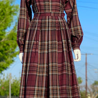 Saint Laurent Plaid Skirt Set