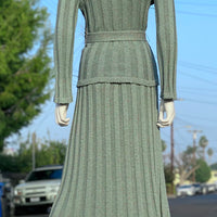 Knit Skirt Set