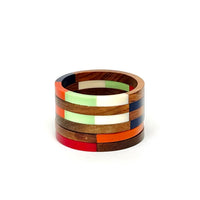 Wood and Resin Bangles Set