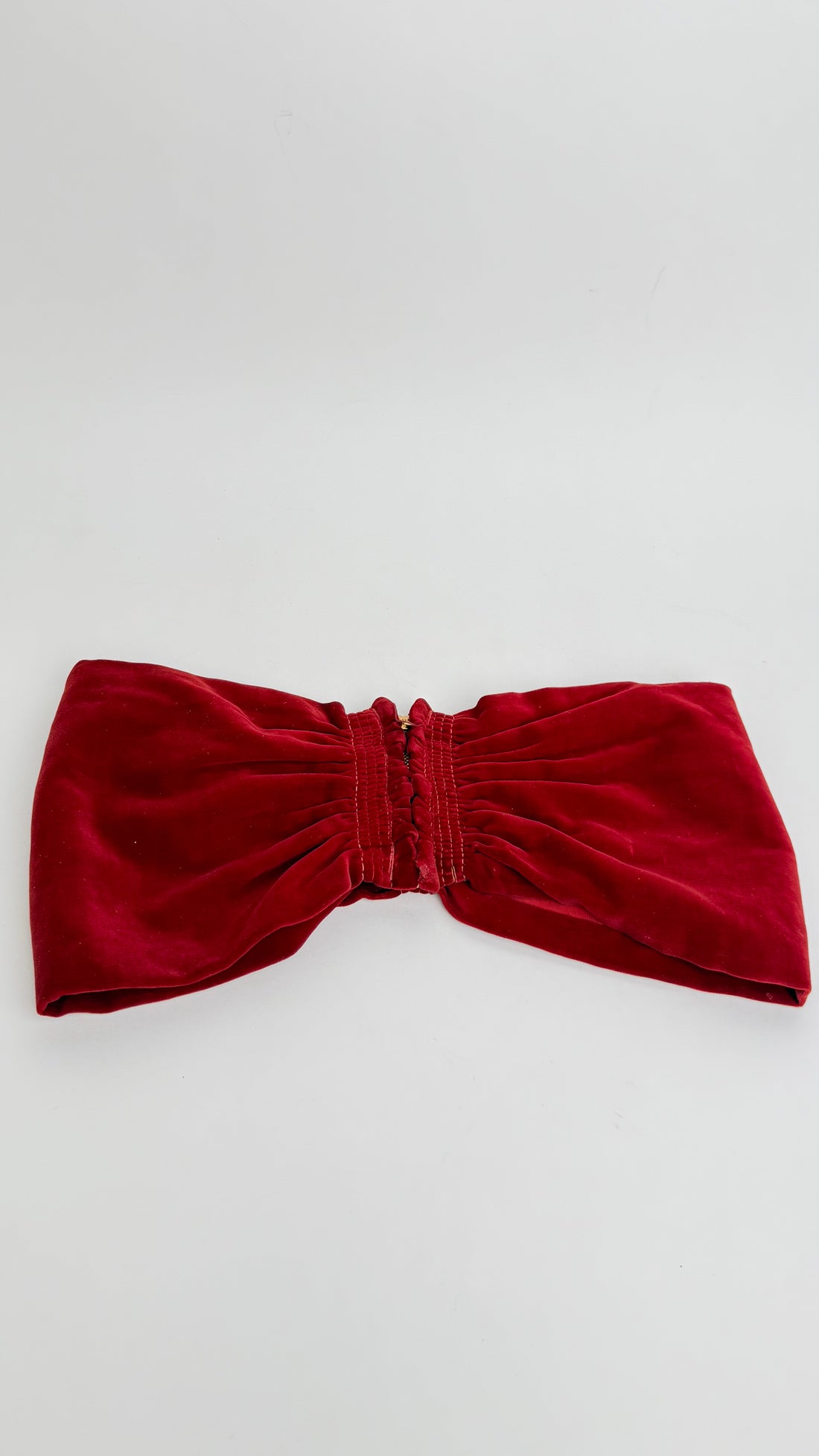 30s Ruby Velvet Belt