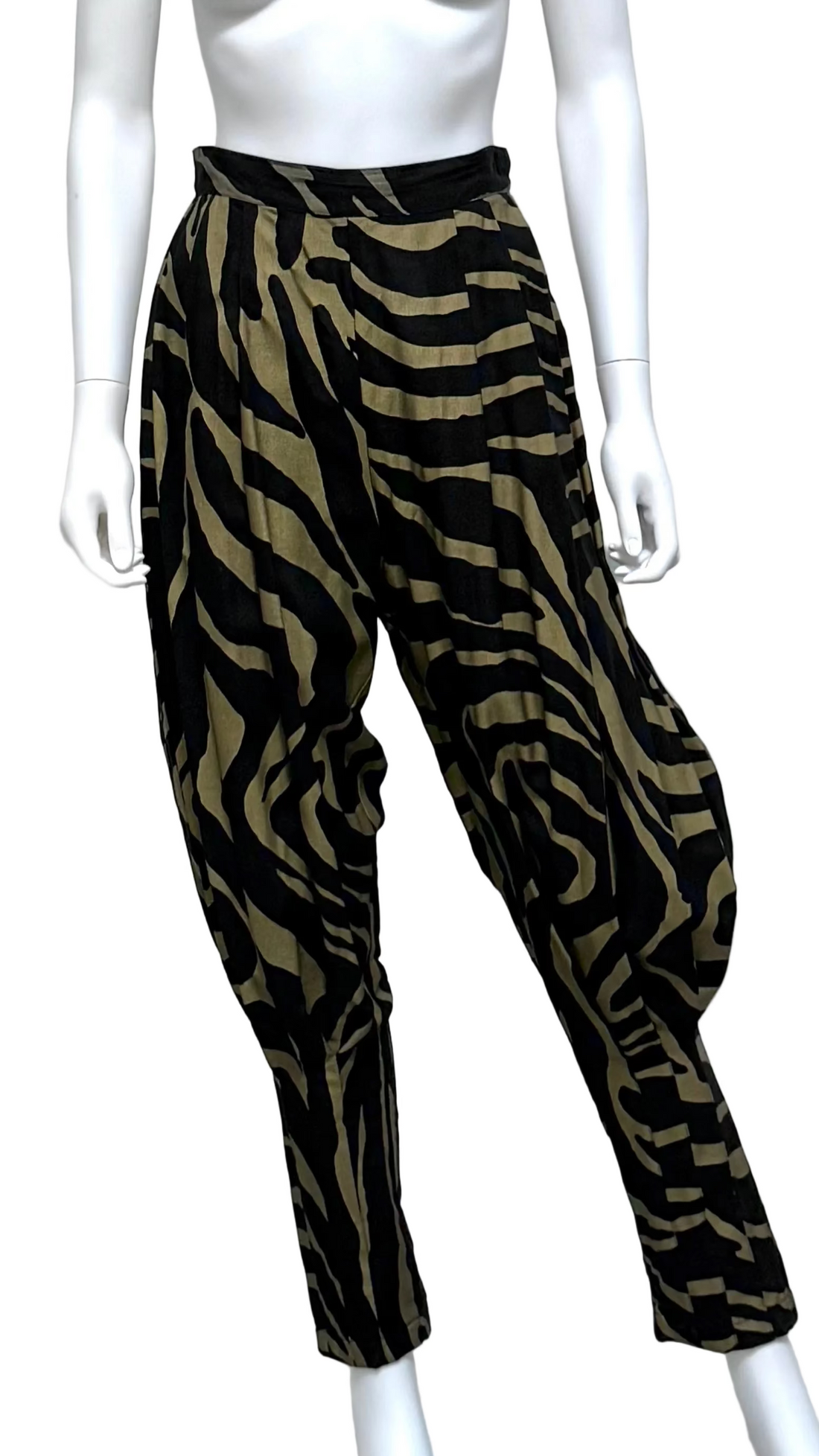 Norma Kamali Animal Print Pants