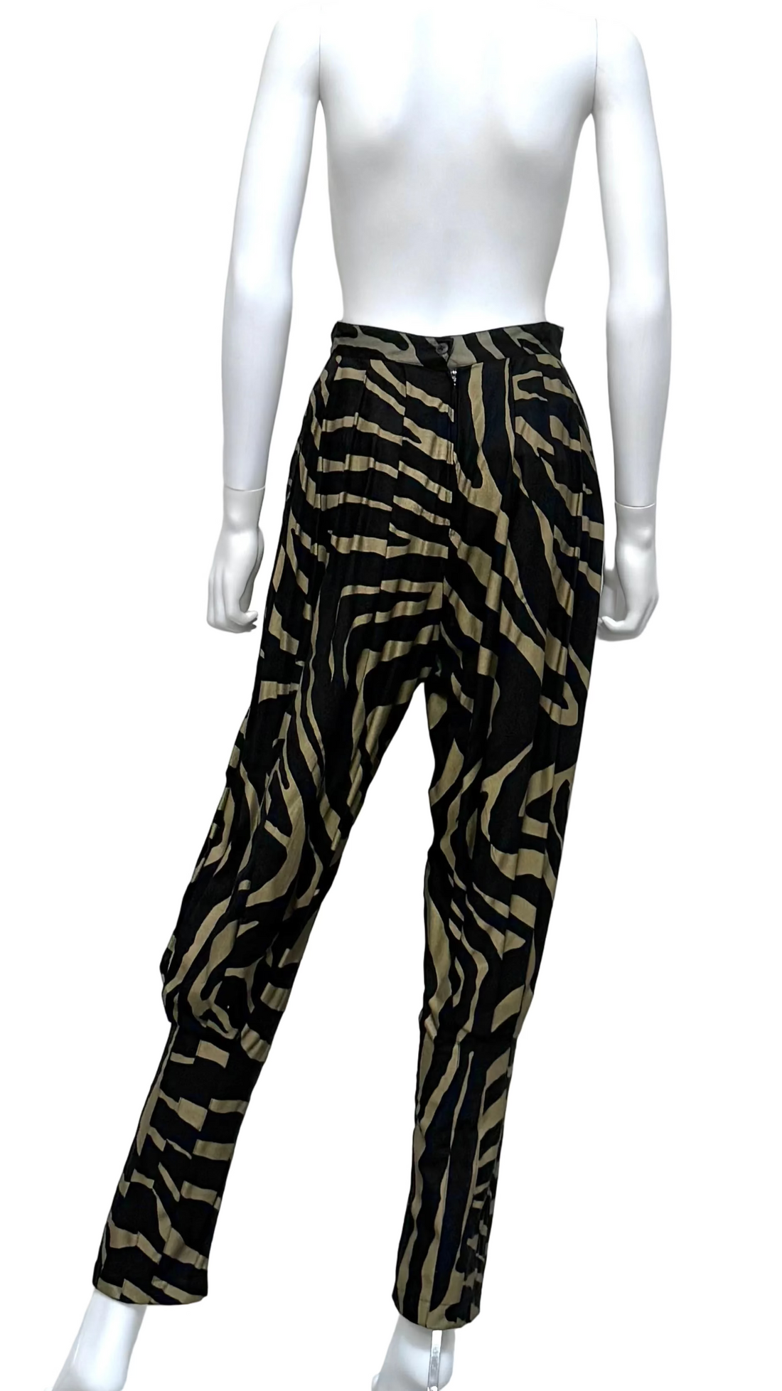 Norma Kamali Animal Print Pants