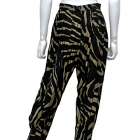Norma Kamali Animal Print Pants