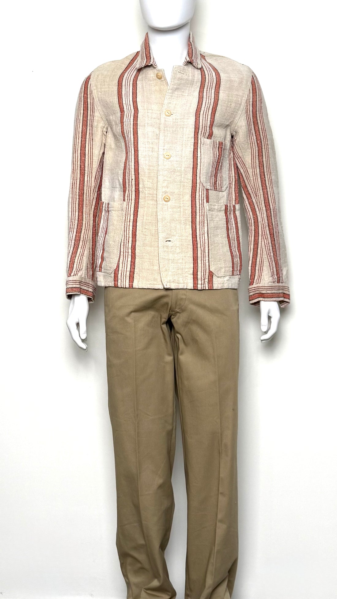 French Grain Sack Chore Jacket
