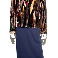 D'Carlo Multicolored Fur Jacket