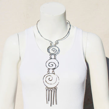 60s Silver Necklace