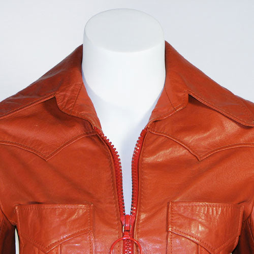 70s Beged Or Leather Jacket