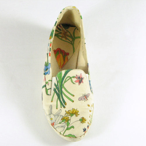 80s Gucci Floral Slip-on