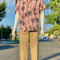 80s Palm Tree Print Shirt
