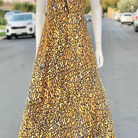 70s Leopard Print Gown