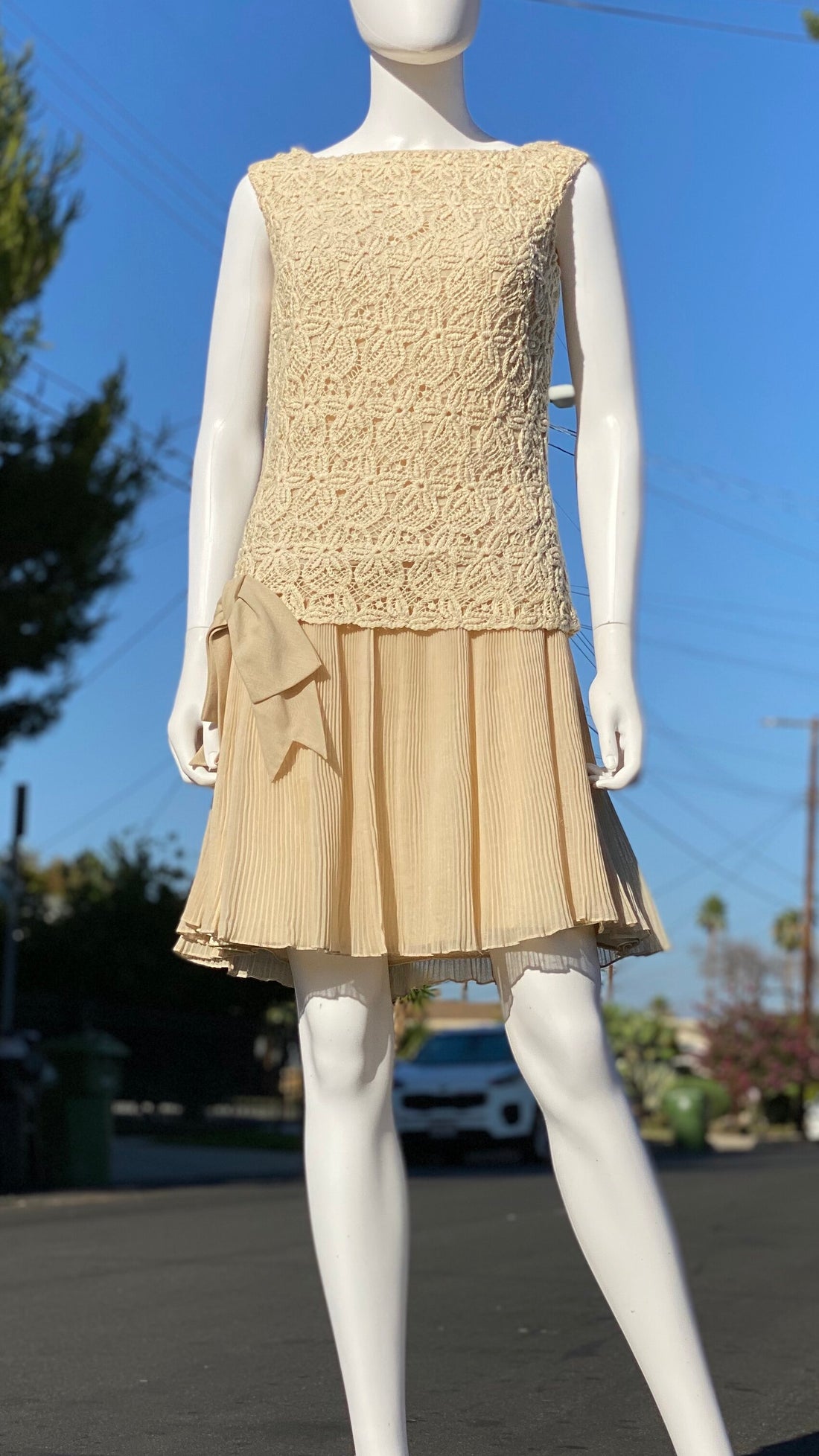 60s Crochet Dress
