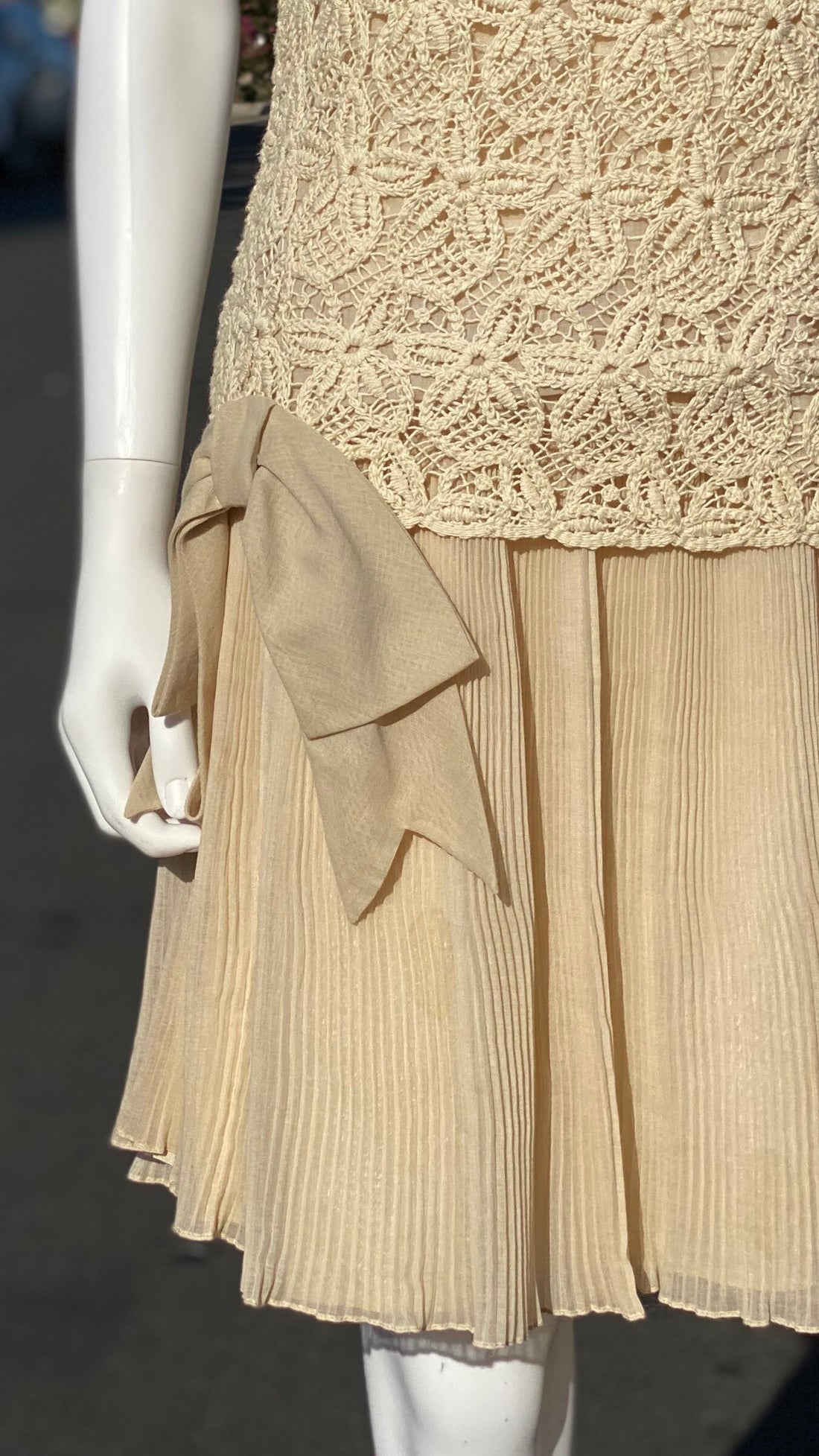 60s Crochet Dress