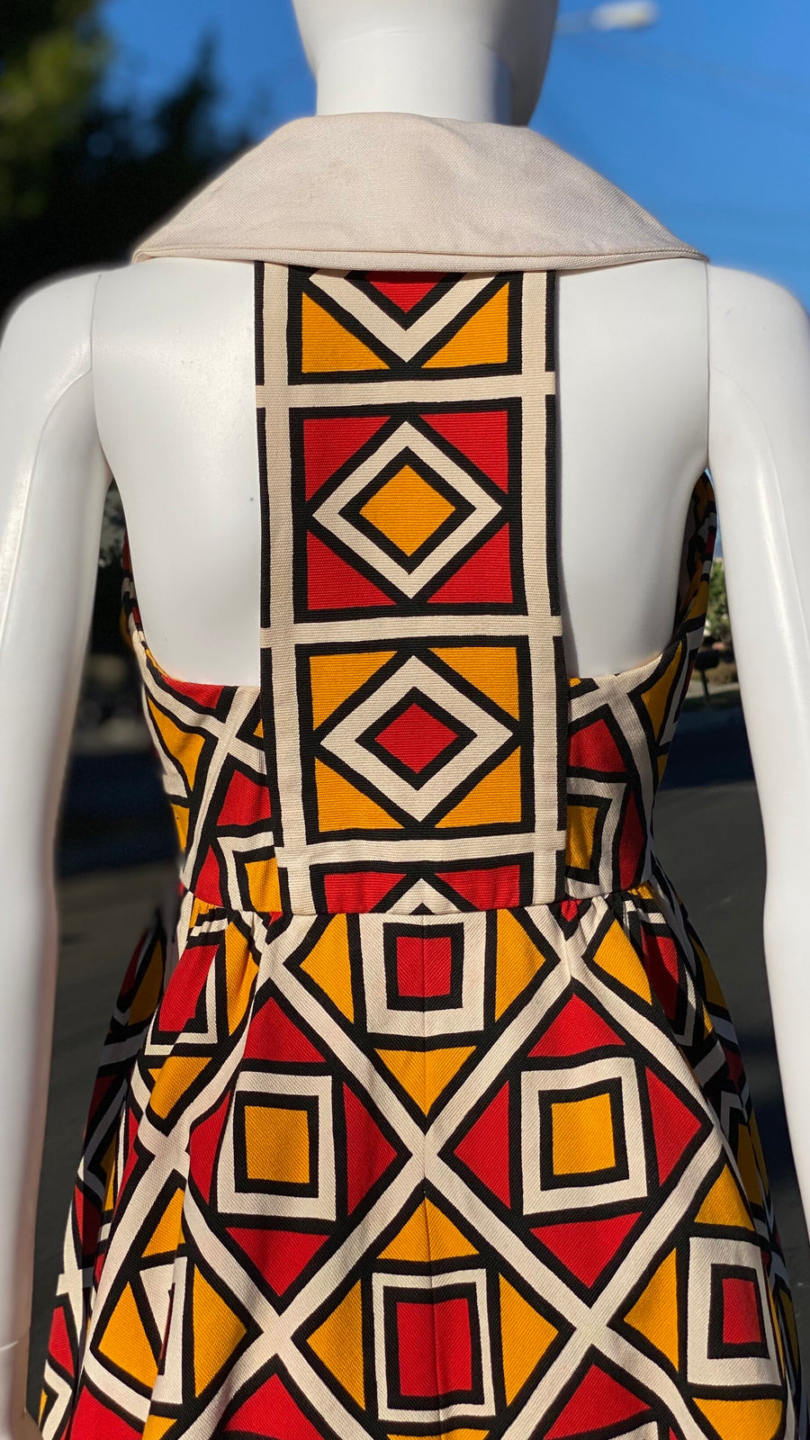 60s Geometric Dress
