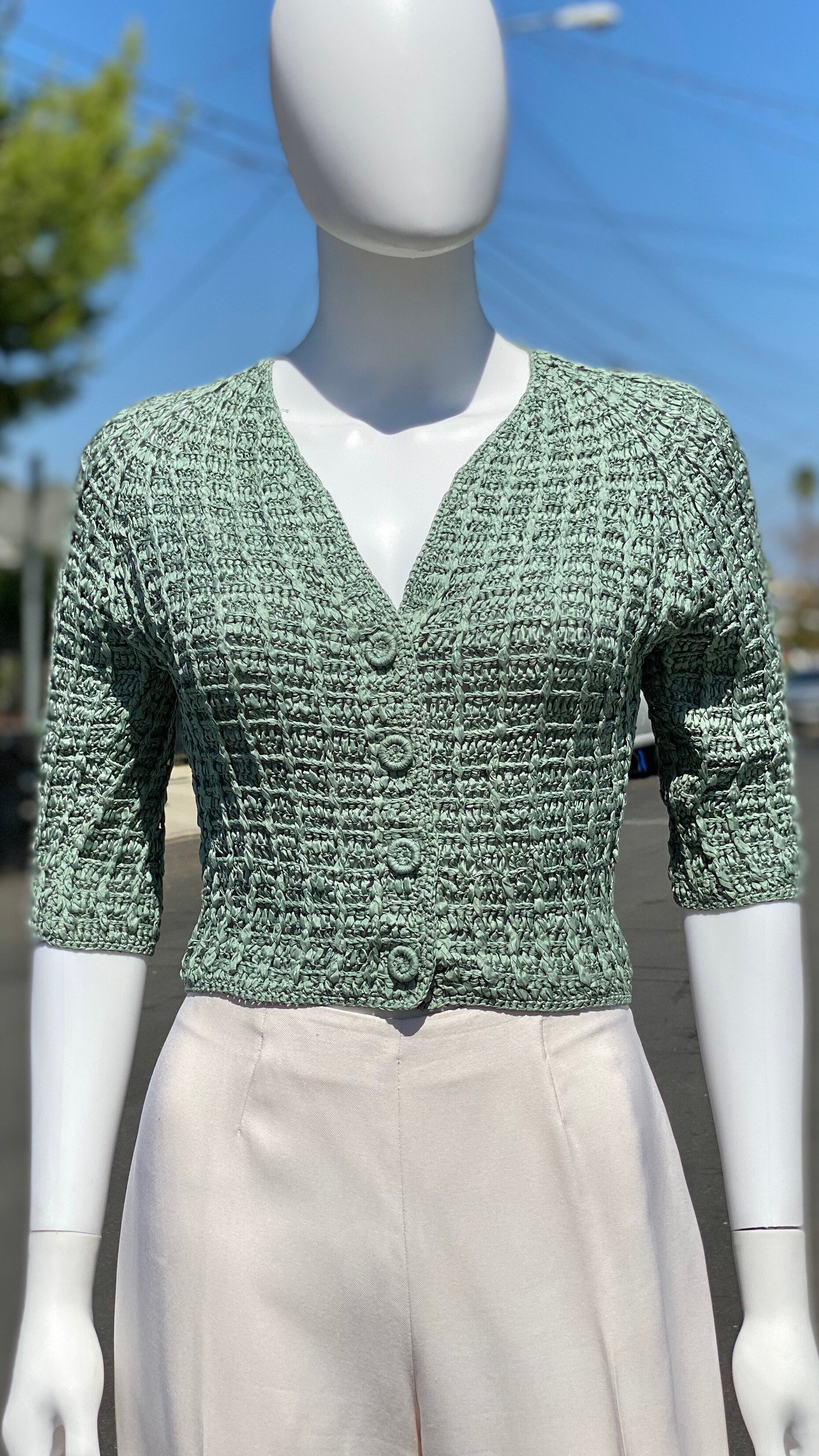 30s Ribbon Sweater – Via Davia Vintage