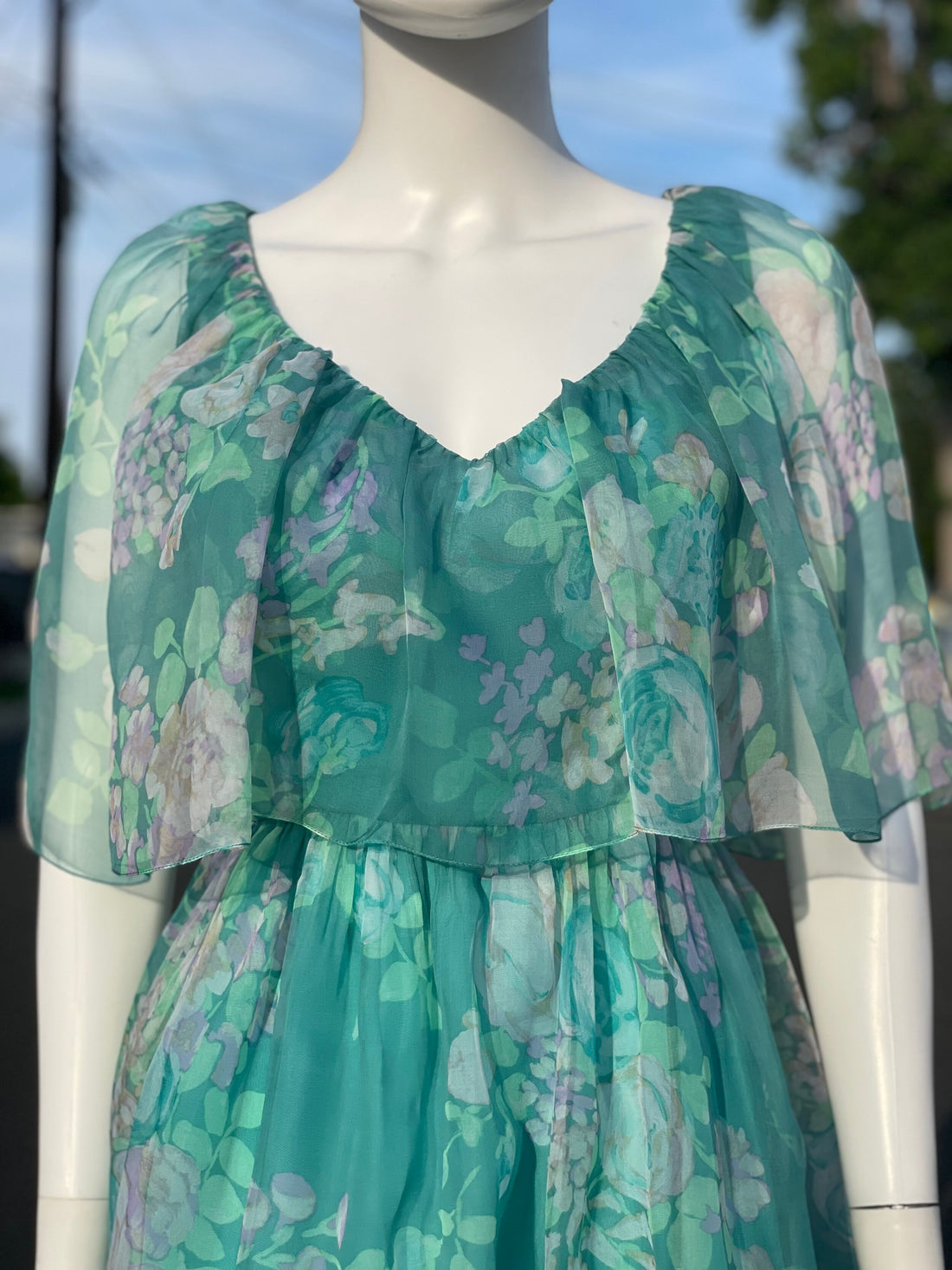 Richilene Floral Silk Dress