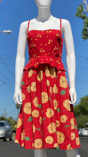 Red Valentino Floral Dress