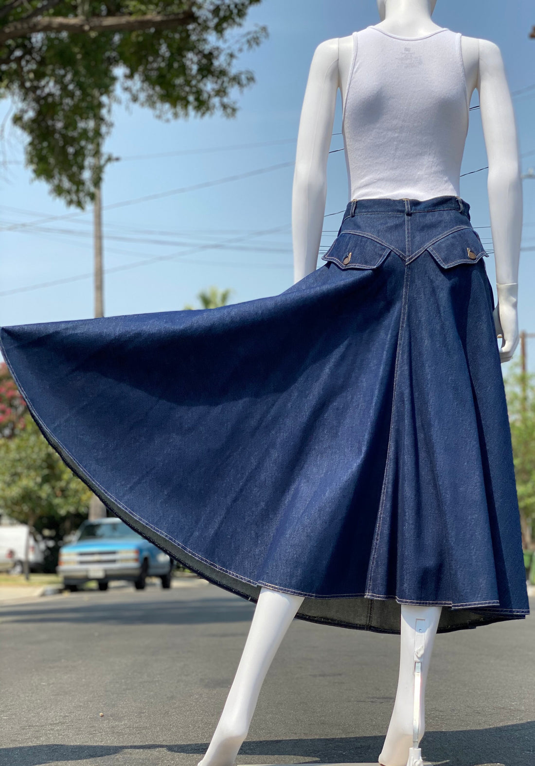 Vintage 80s High Waist Denim Skirt, Vintage Blue Mini Denim Skirt With  Floral Patchwork, Vintage Mini Jeans Skirt, 80s Mini Denim Skirt, 28 - Etsy  | Denim skirt, 70s clothing, Vintage denim