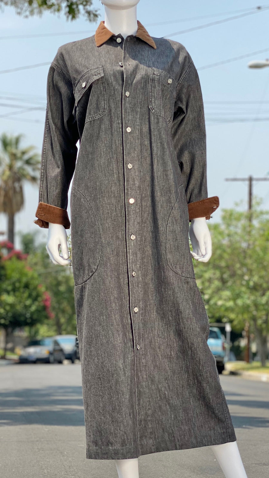 80s Ralph Lauren Denim Dress – Via Davia Vintage 80s Ralph Lauren Denim Dress – Via Davia Vintage