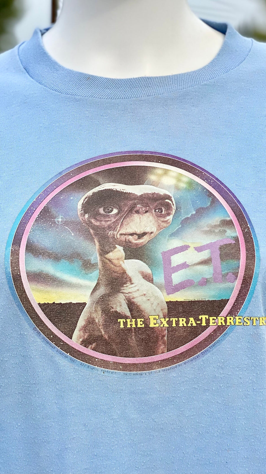 ET Iron-on T-shirt
